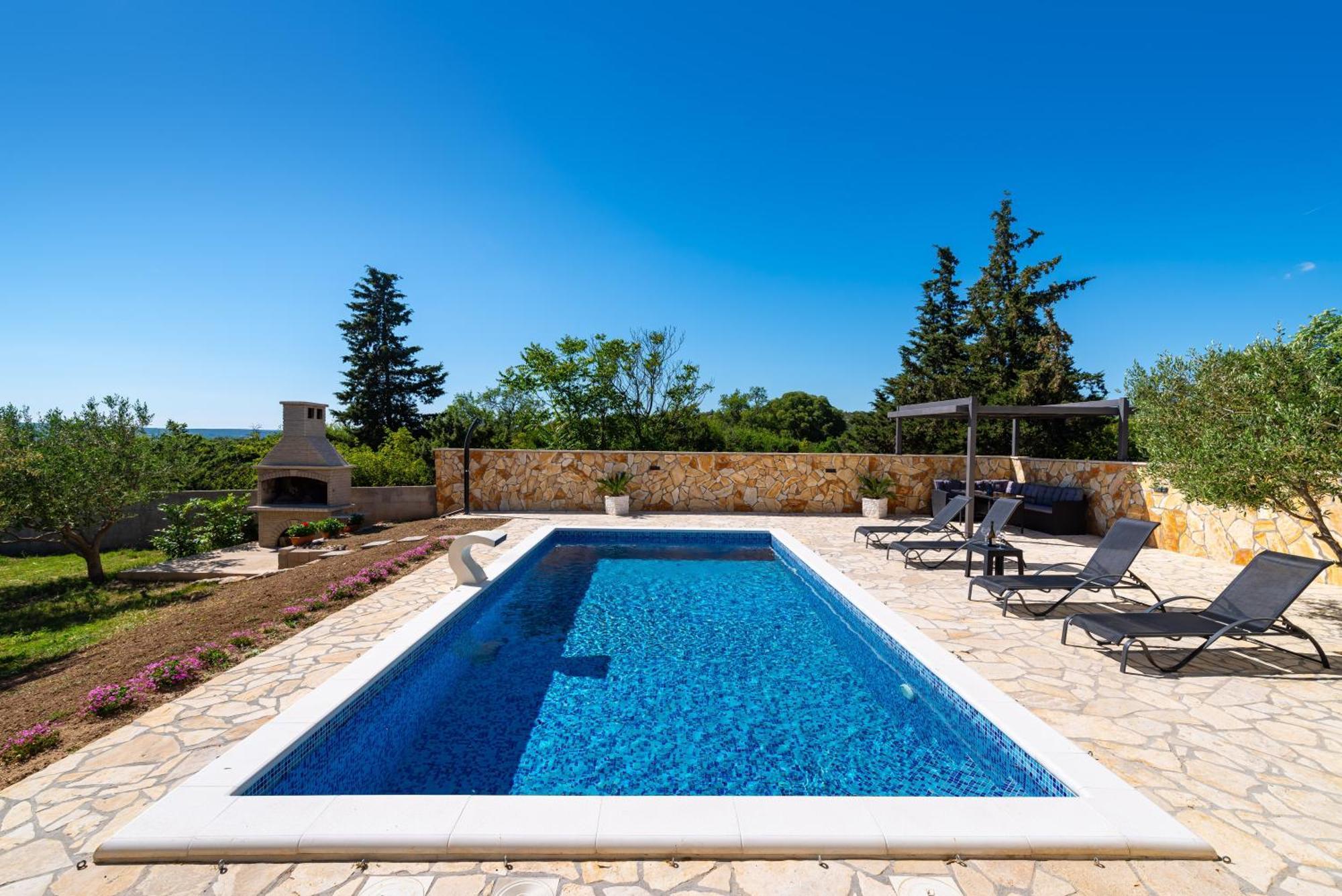 My Dalmatia - Holiday Home Maria With Private Swimming Pool Kakma Exteriér fotografie